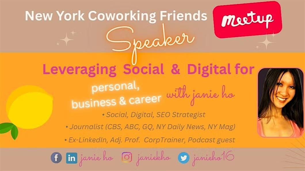 Free Coworking Session & Social Media\/Marketing Talk @ Serendipity Labs
