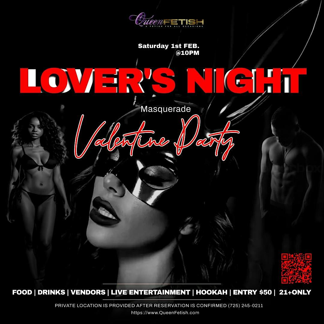 Lover's Night Masquerade Valentine Party