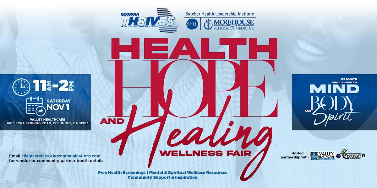 Health, Hope & Healing Community Wellness Fair