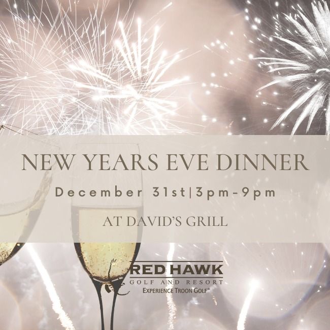 New Year's Eve Dinner at David's Grill