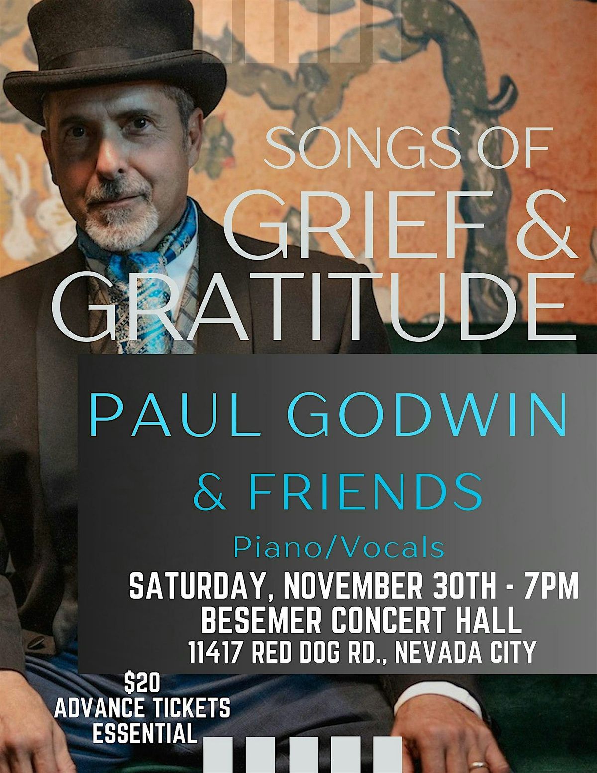 Songs of Grief & Gratitude - An intimate concert with Paul Godwin & Friends