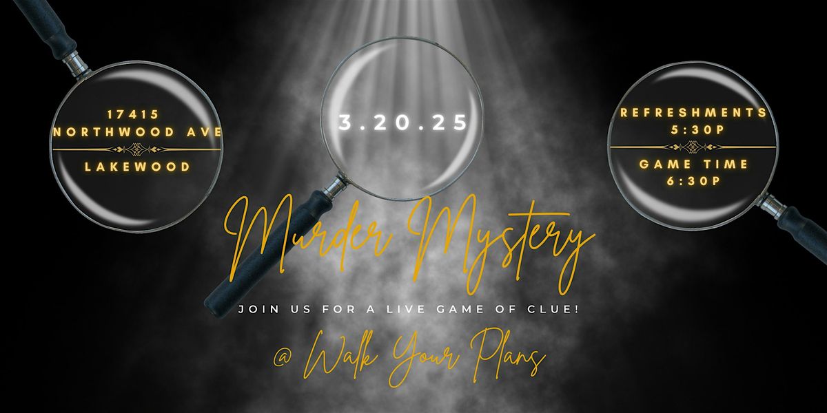 M**der Mystery - Live Clue Event