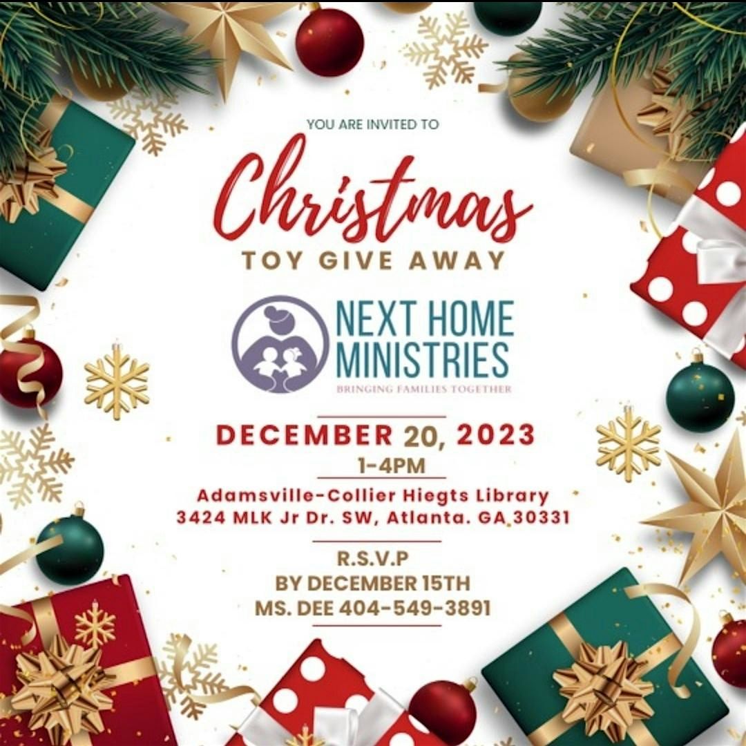 Next Home Ministries Christmas Giveaway