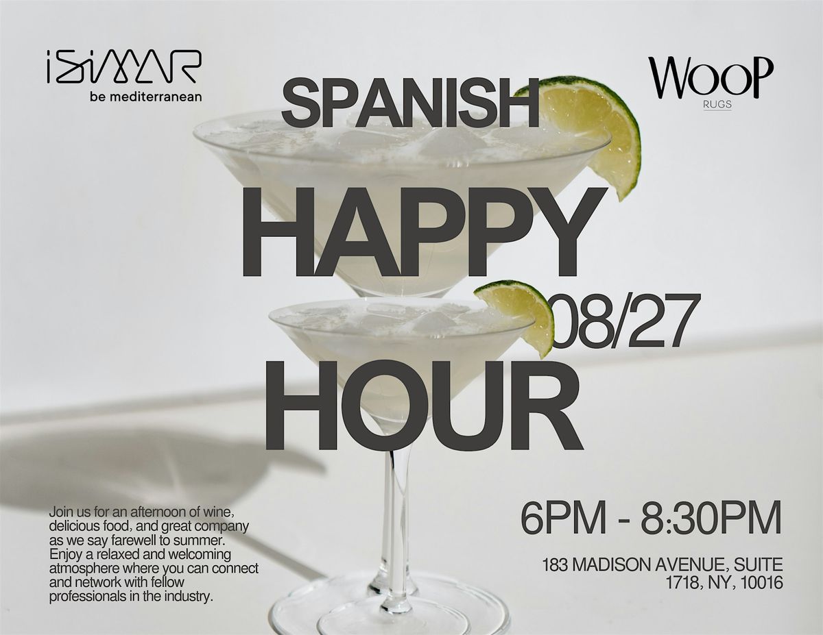 Spanish Happy Hour: The End of Summer Celebration