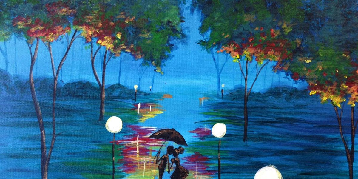 A Kiss in the Park - Paint and Sip by Classpop!\u2122