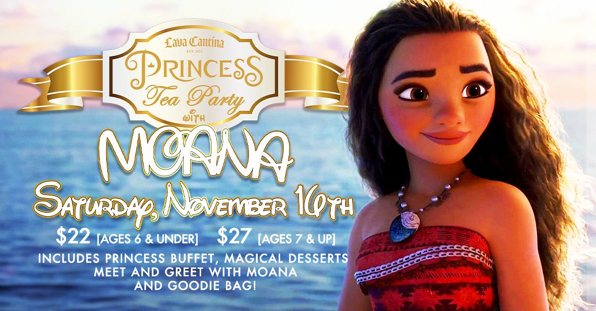 Princess Tea Party with Moana