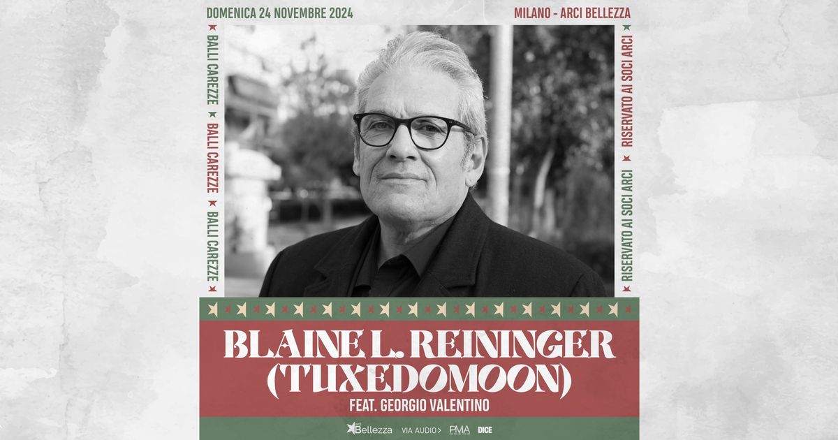 Blaine L. Reininger (Tuxedomoon) Feat. Georgio Valentino | Milano, Arci Bellezza