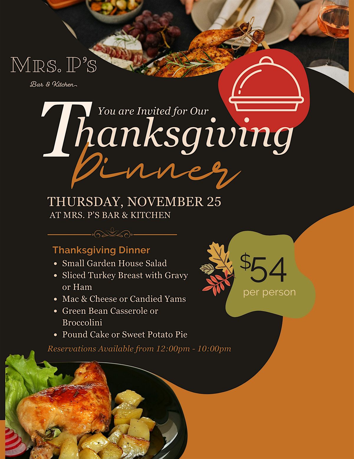 Thanksgiving Dinner @ Mrs. P's