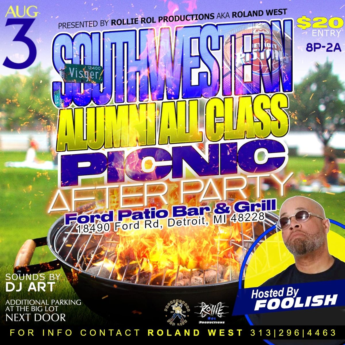 Southwestern High school Alumni Picnic After Party 