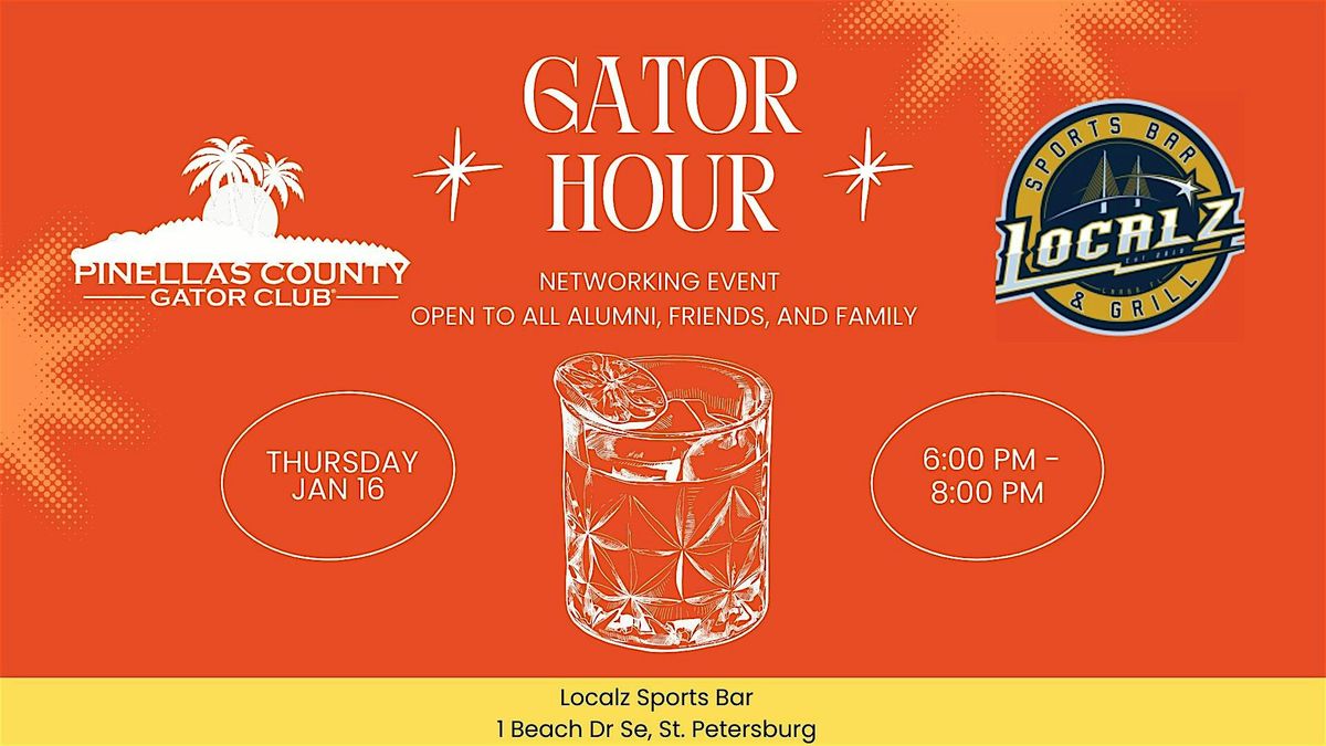 January Pinellas Gator Club: Gator Happy Hour Event