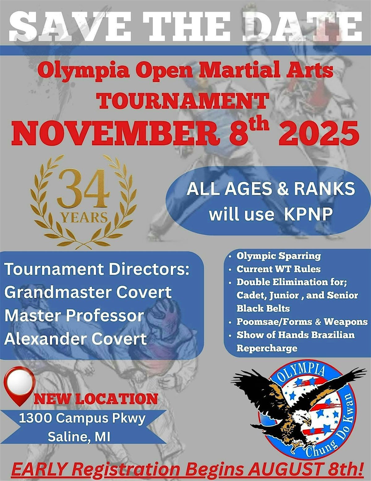2025 Olympia Tae Kwon Do Martial Arts Tournament