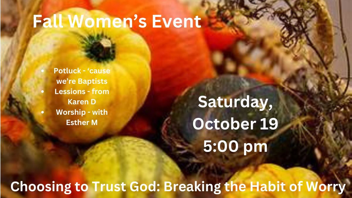 Fall Women's Event