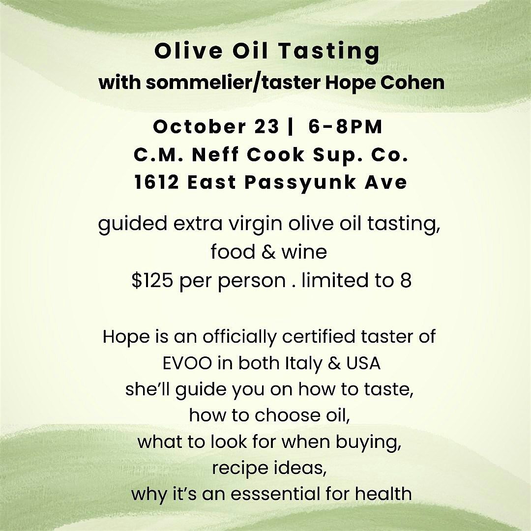 Olive Oil Tasting