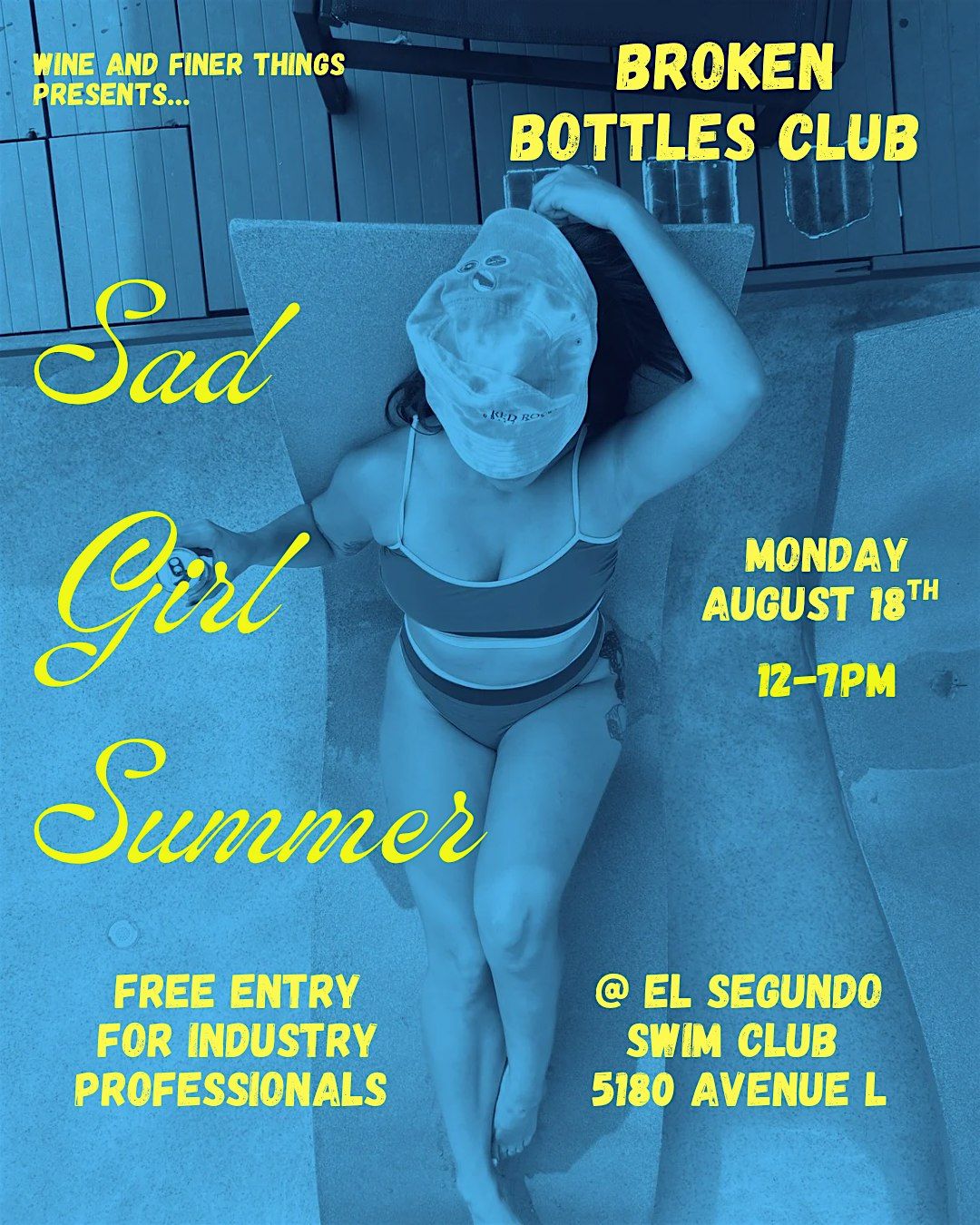 Broken Bottles Club: A pool day for the industry.