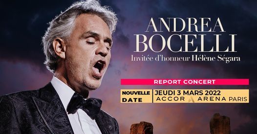 Andrea Bocelli - 3.03.2022 - Accor Arena Paris