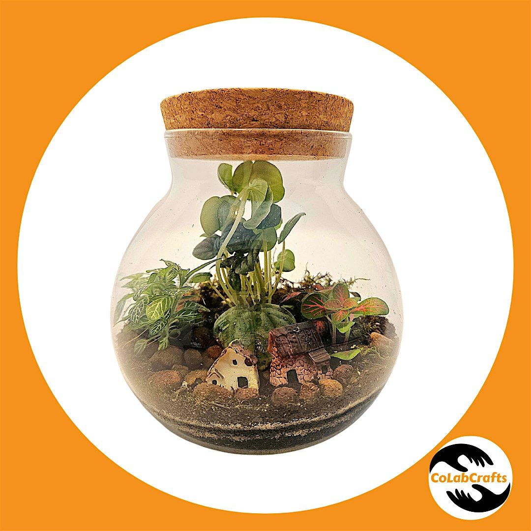 Self-sustained terrarium workshop