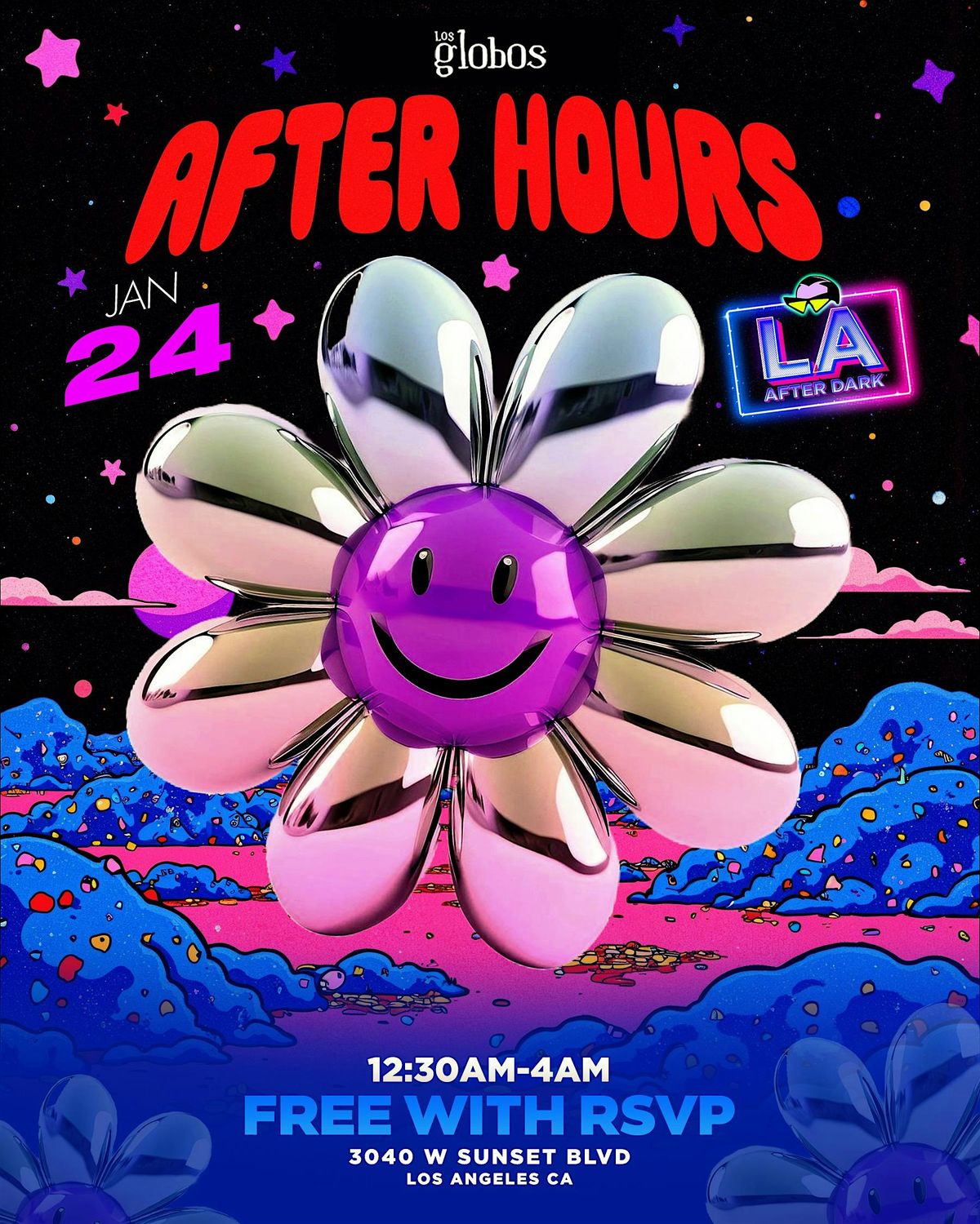 18+ FRIDAY AFTER HOURS LA AFTER DARK  11:50PM-4AM