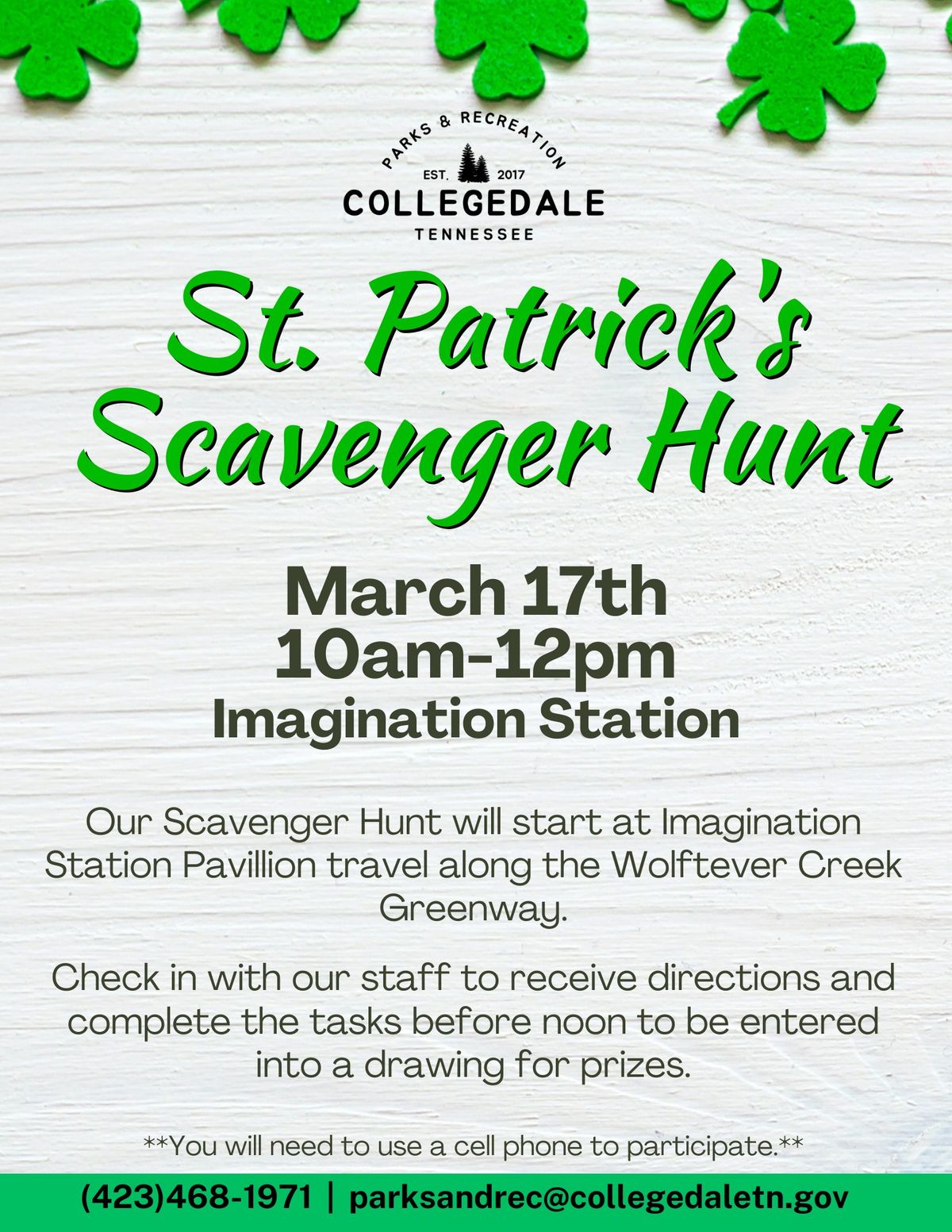 St. Patrick's Scavenger Hunt