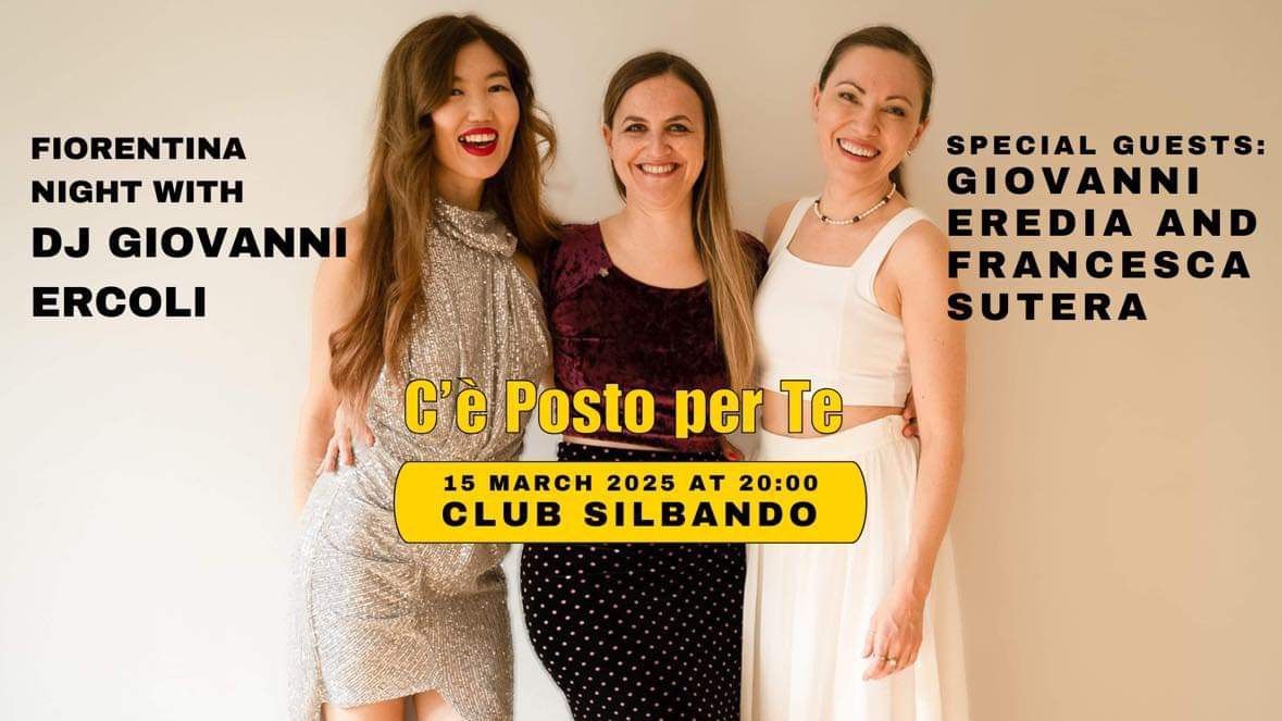 Milonga C\u2019\u00e8 Posto Per Te. Fiorentina Night with Dj Giovanni Ercoli