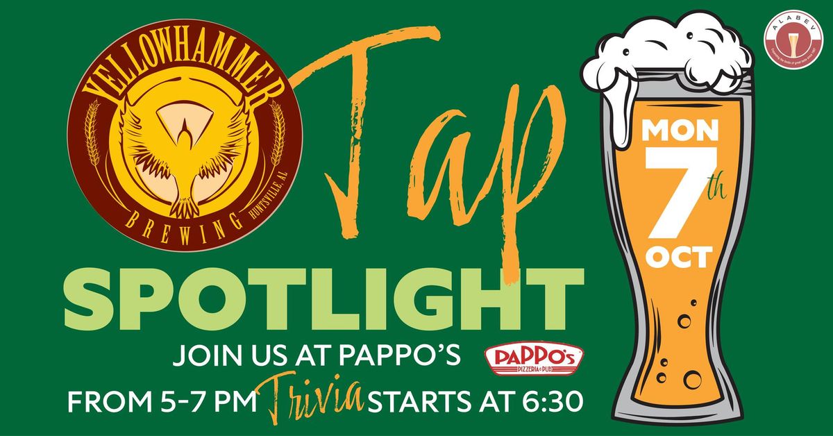 Yellowhammer Tap Spotlight at PaPPo's