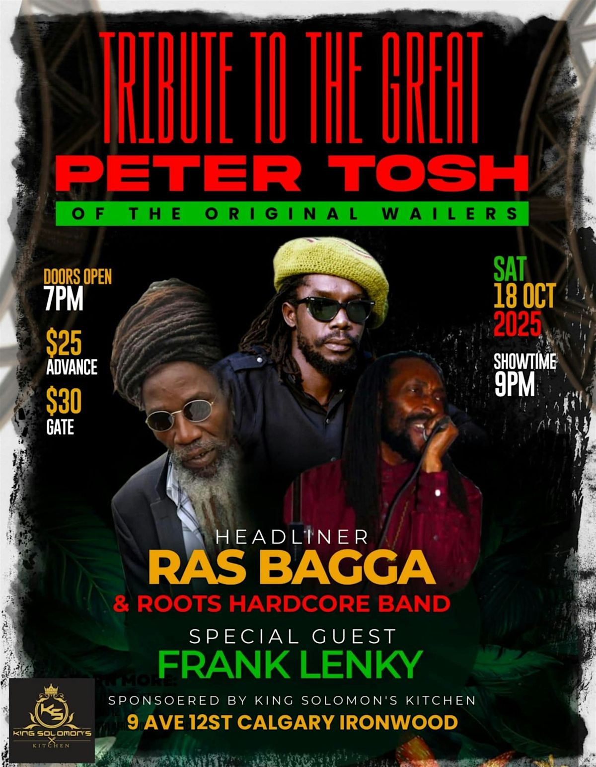 Tribute to the Great Peter Tosh Life band