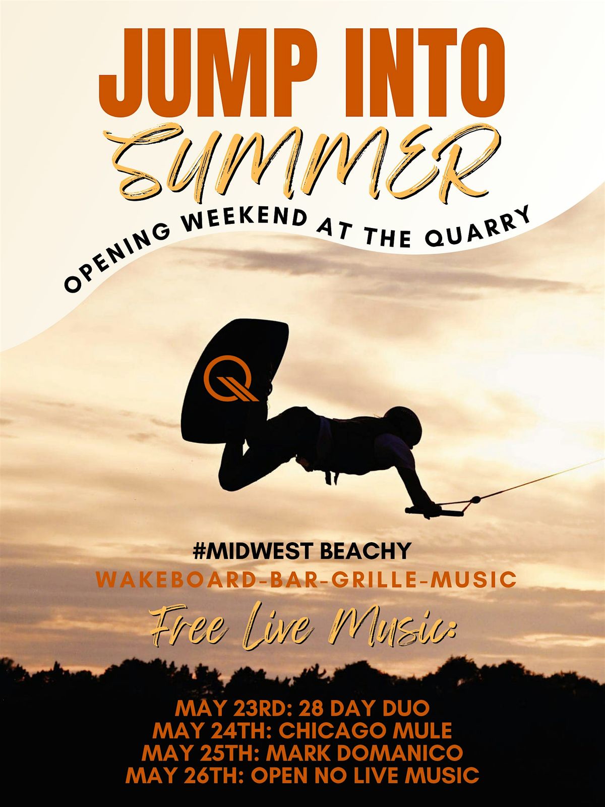 Jump Into Summer: Opening Weekend at the Quarry-Free Live Music