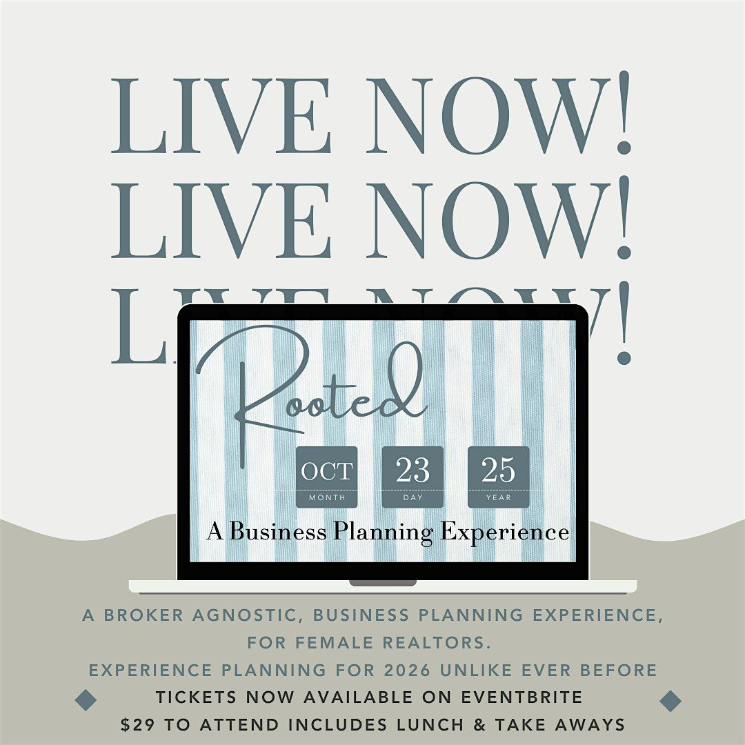 Rooted Reset: A Business Planning Experience Oct.23rd