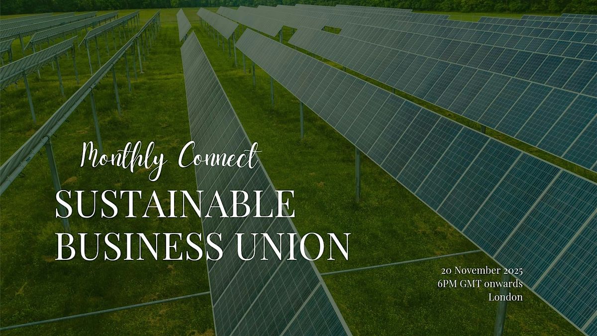 Sustainable Business Union Investor Connect November 2025