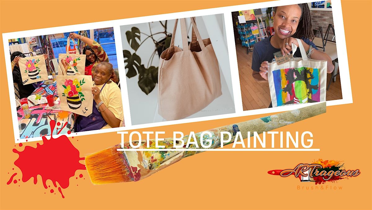 Canvas Tote Bag Painting