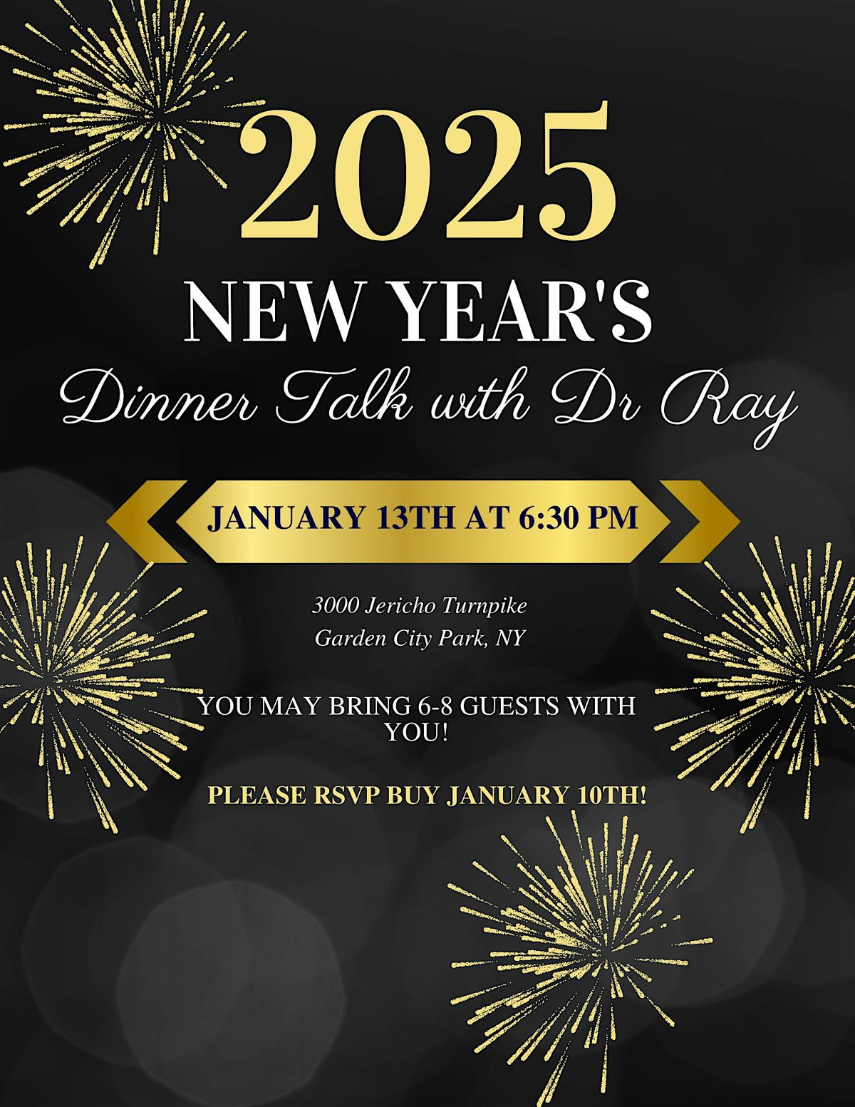 New Year's Dinner Talk with Dr Ray Omid