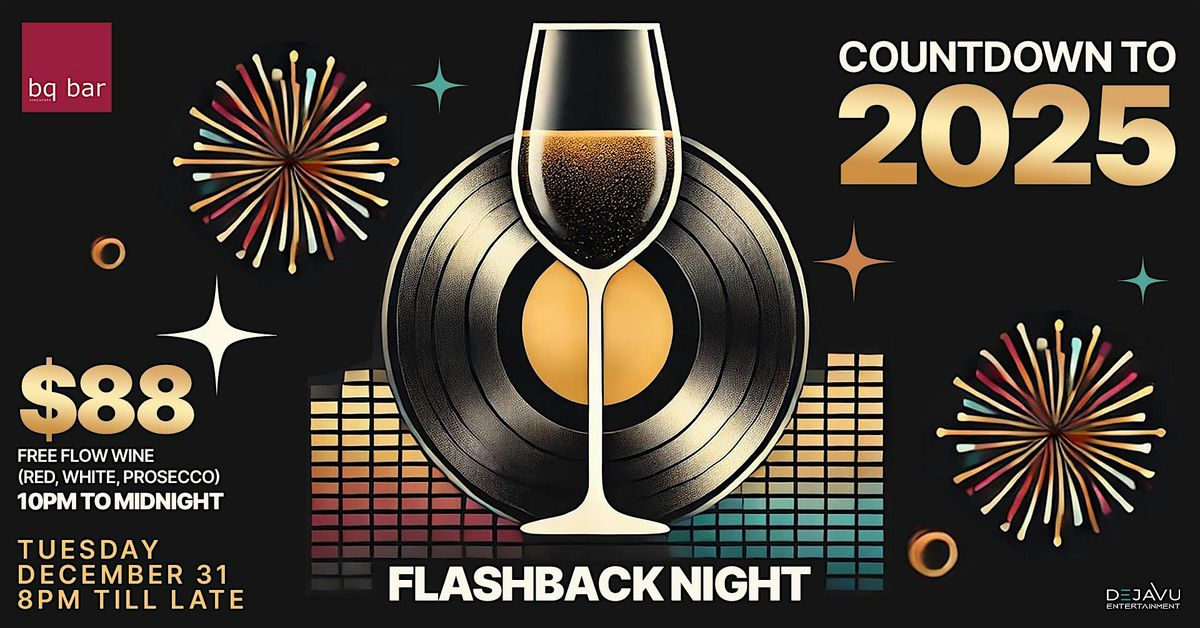 New Years Eve Flashback Countdown Party