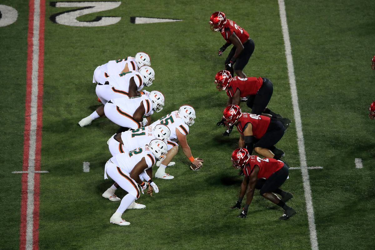 Miami Hurricanes at Louisville Cardinals Football