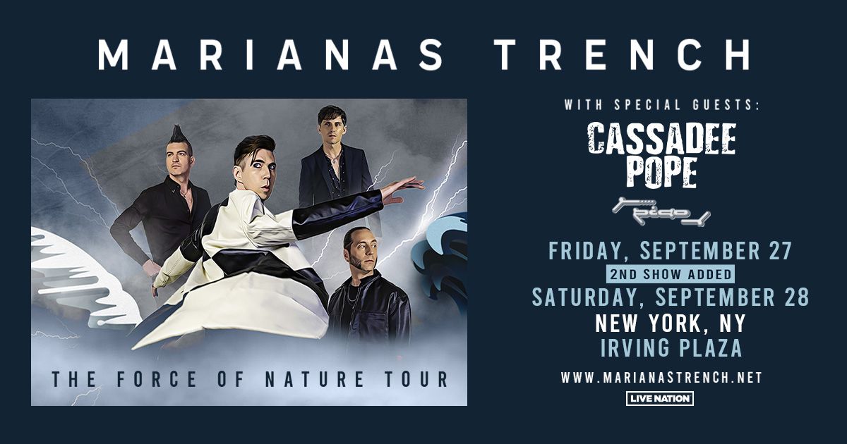 Marianas Trench - The Force of Nature Tour