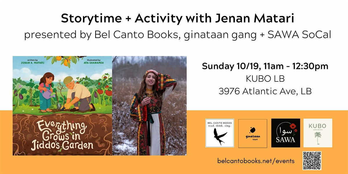 Jenan Matari Storytime + Seed Planting