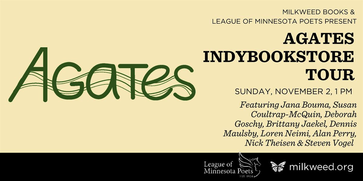 Agates IndyBookstore Tour