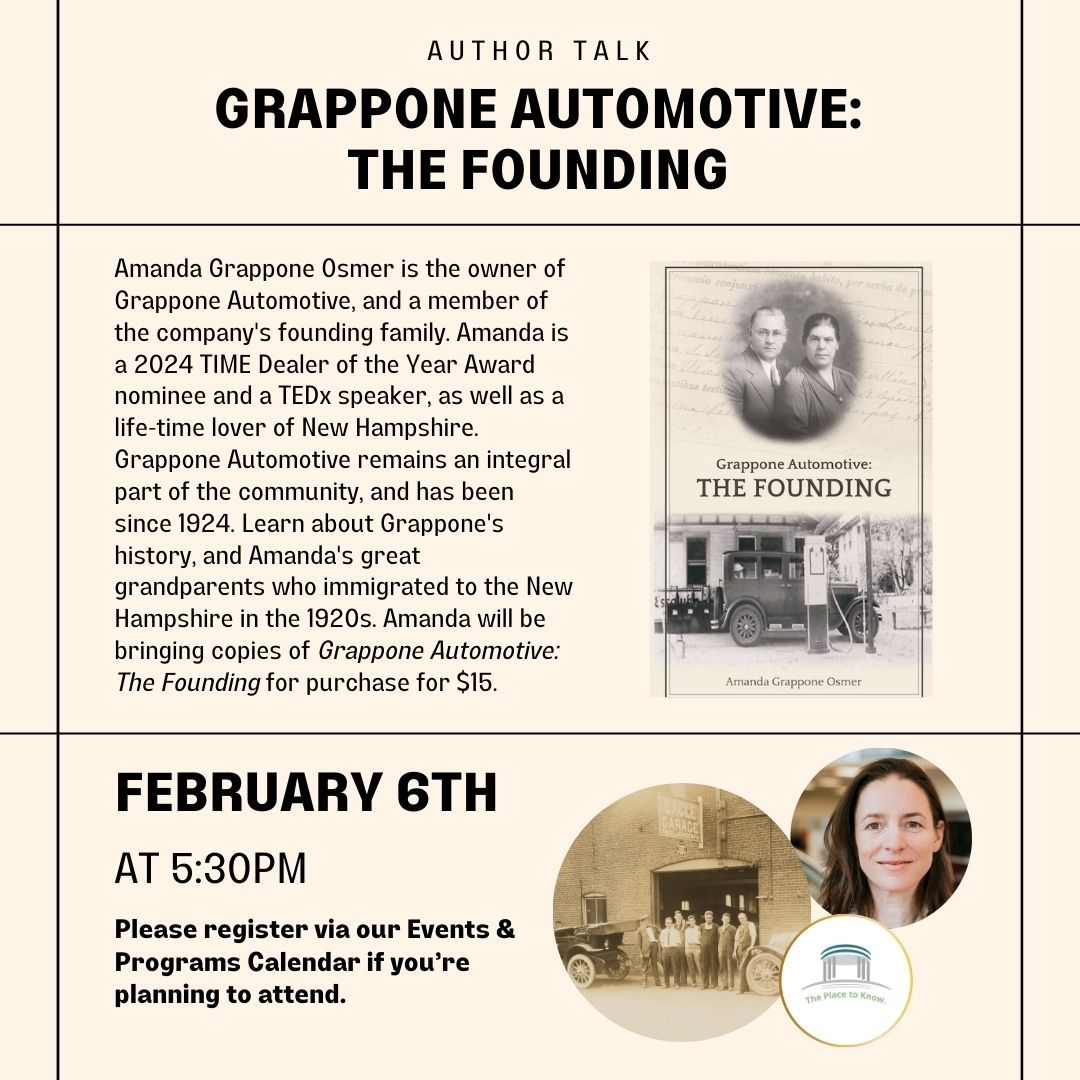 Grappone Automotive: The Founding Book Chat