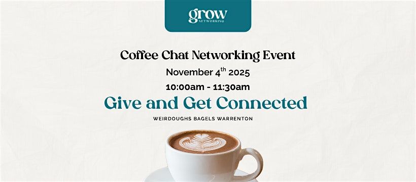 Coffee Chat: Give and Get Connected