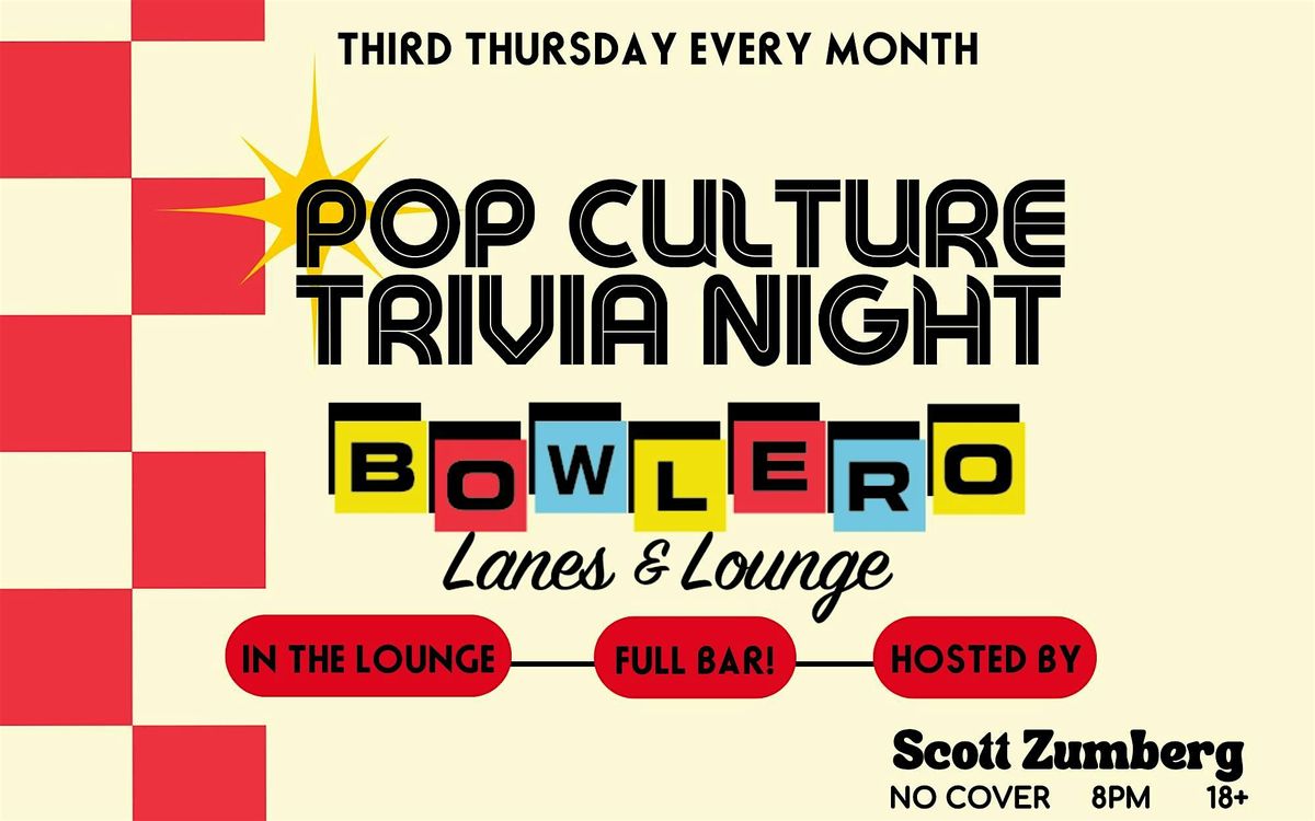 Retro Pop Culture Trivia Night