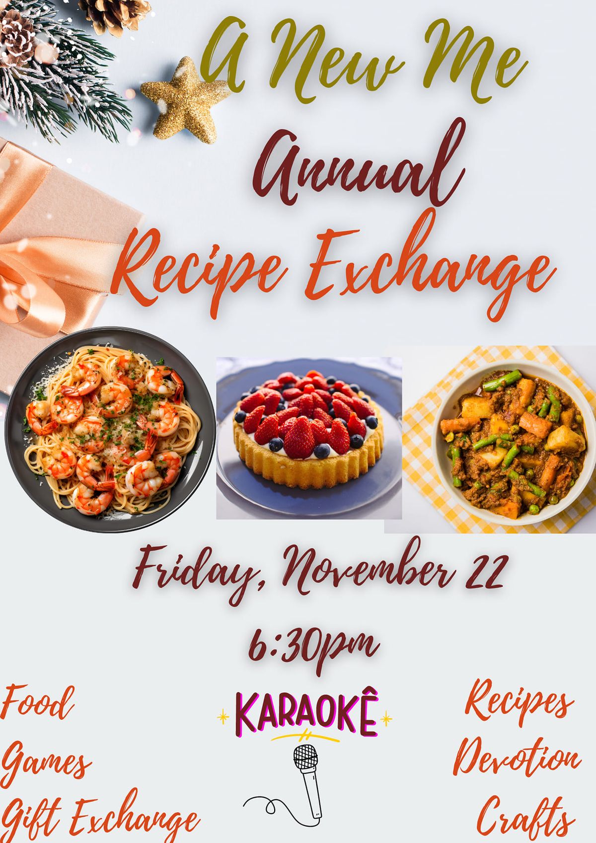 Annual Recipe Exchange 