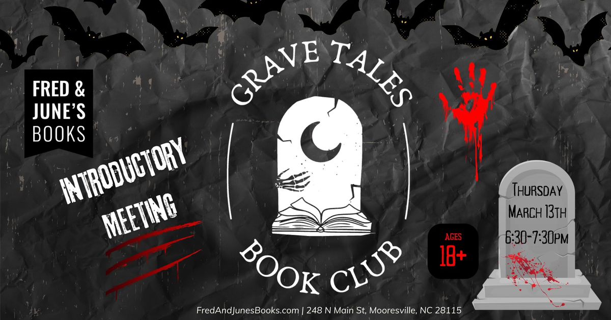 Grave Tales Book Club - Introductory Meeting