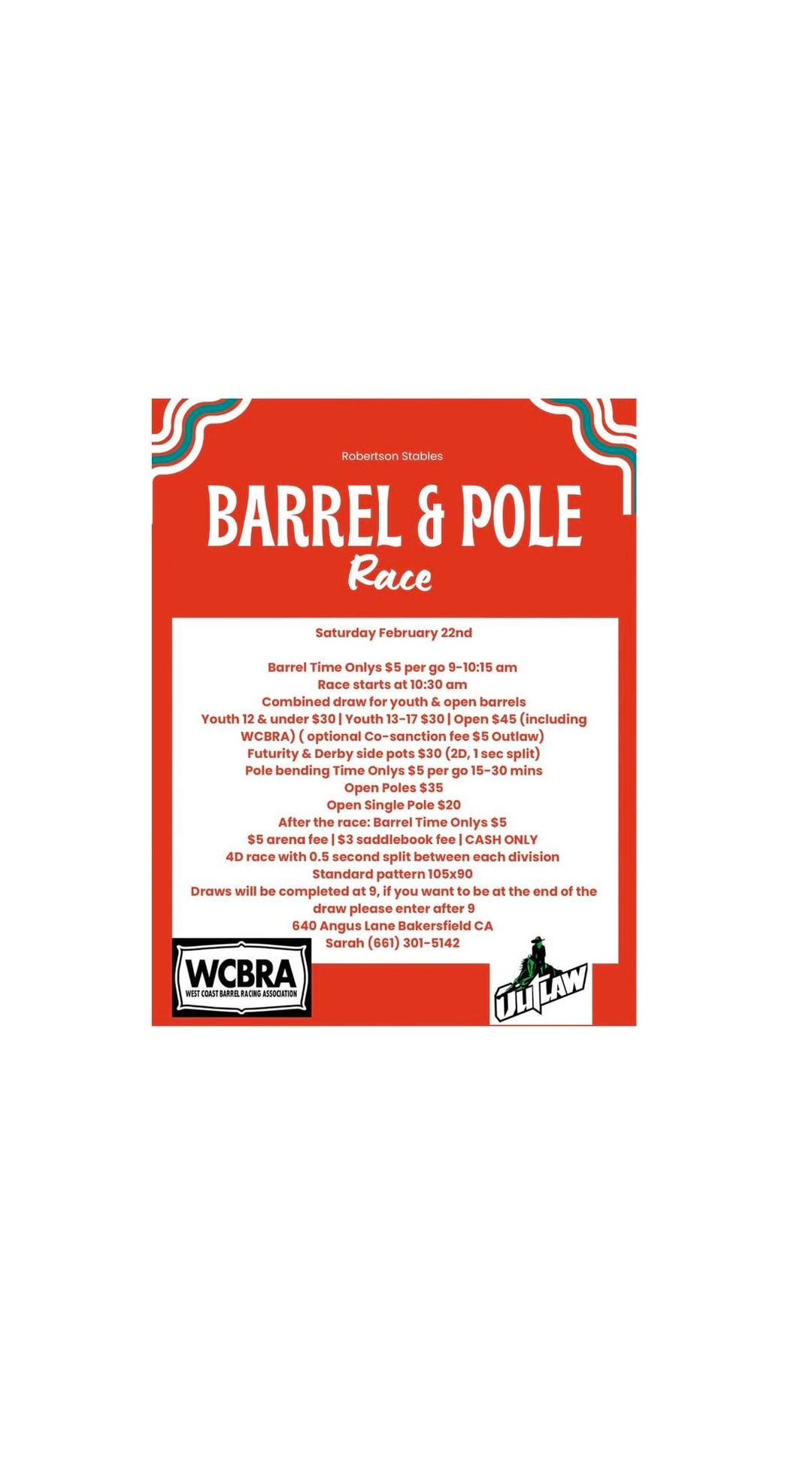 Barrel & Pole Race