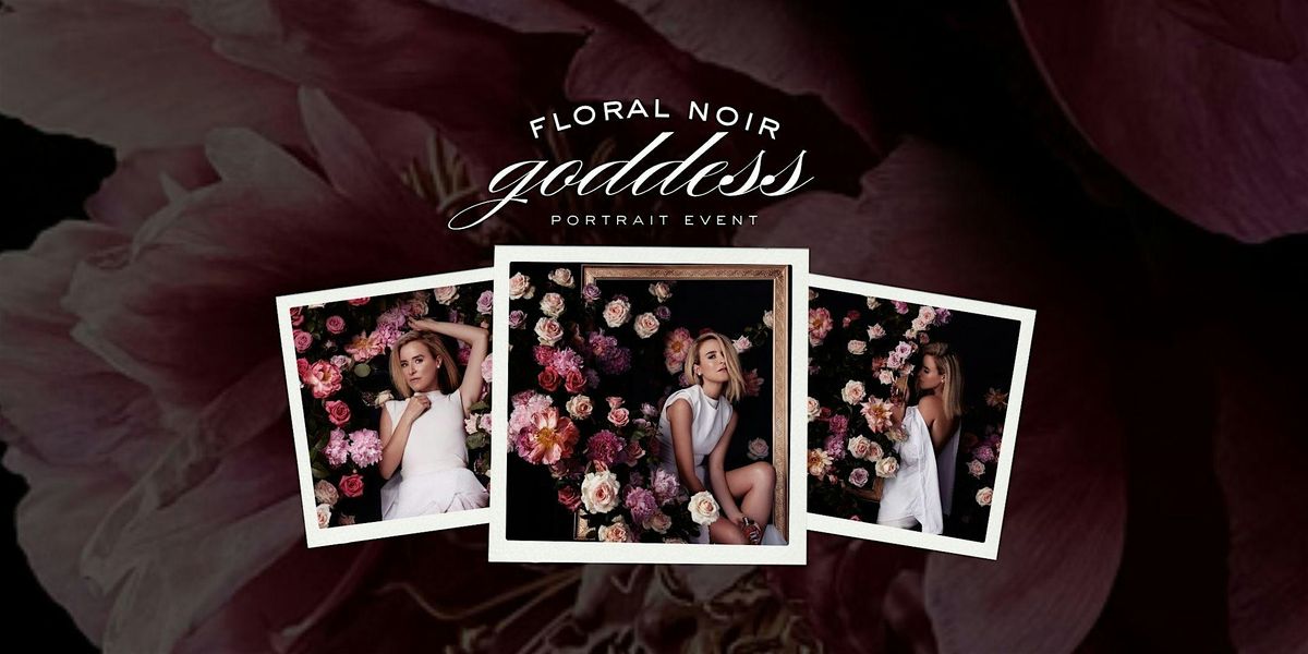 Floral Noir Goddess Portraits by Houston Studio \u00ae