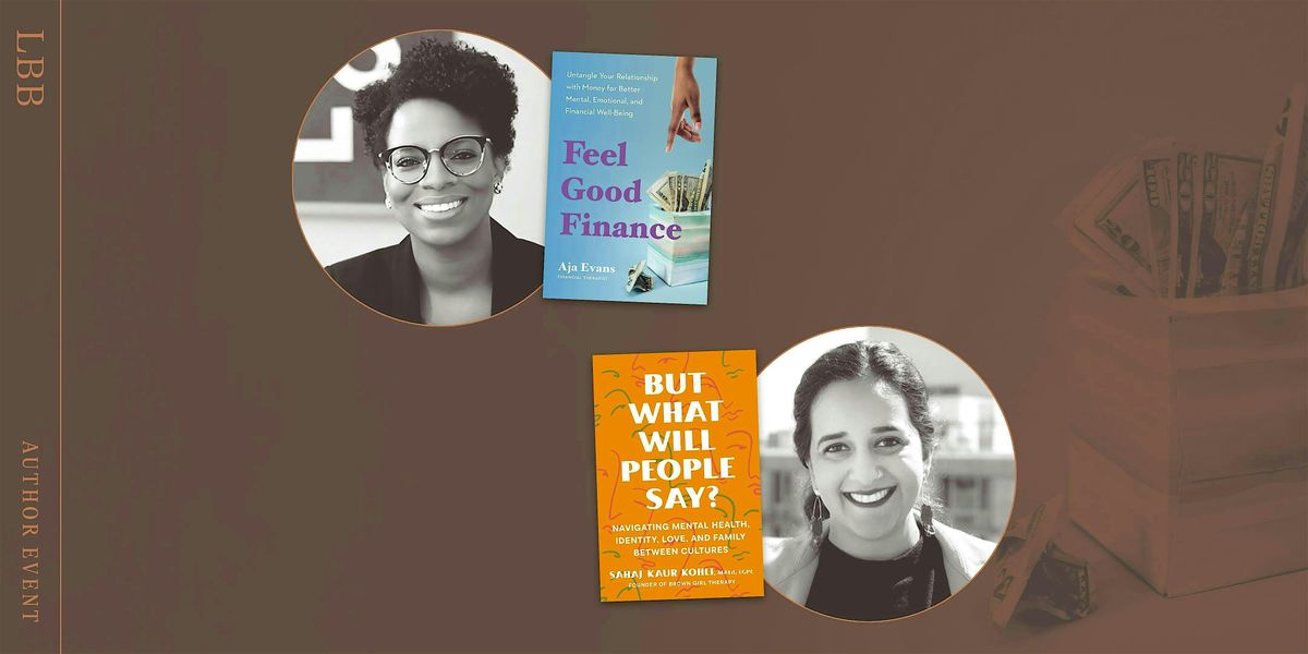 Author Event: Aja Evans launches Feel Good Finance with Sahaj Kohli