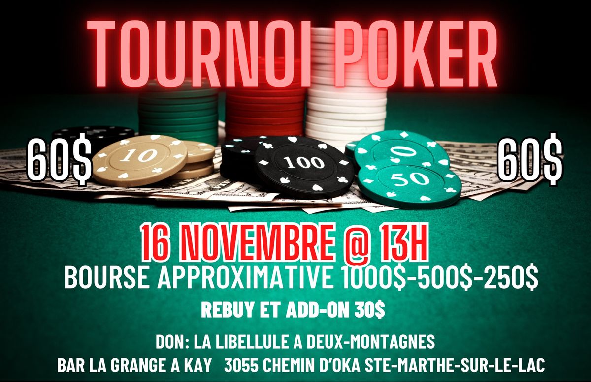 Tournoi de Poker @13h