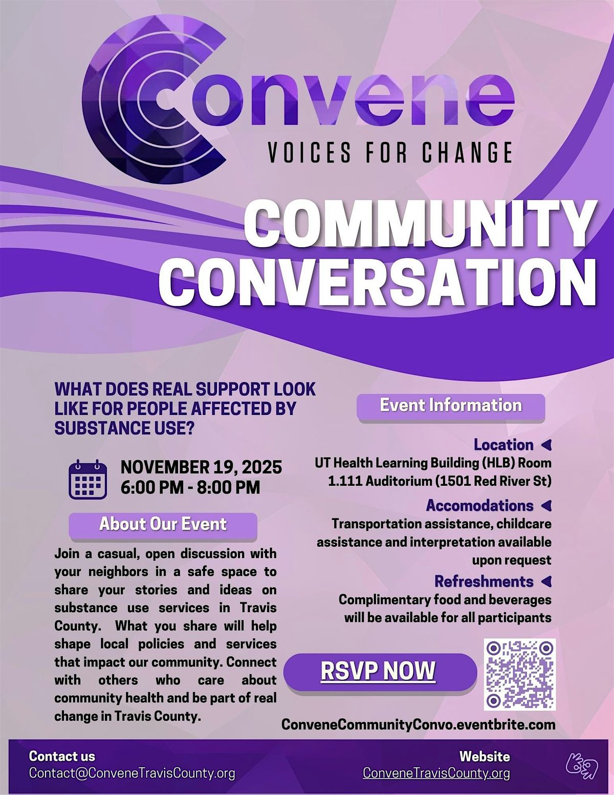 Convene Community Conversation
