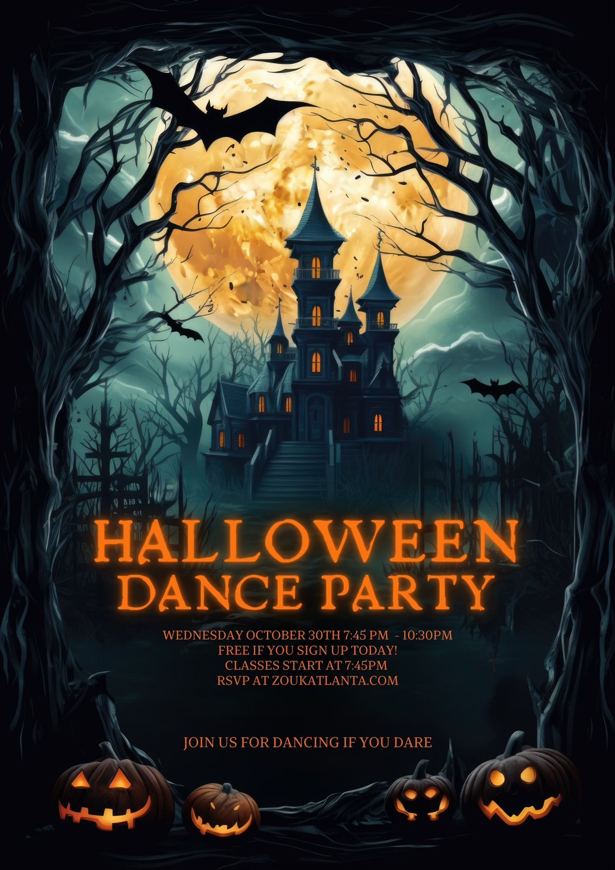 FREE Halloween Dance Party! | Buckhead \ud83c\udf83 FREE if you Register Today! Wednesday | Beginners Welcome!