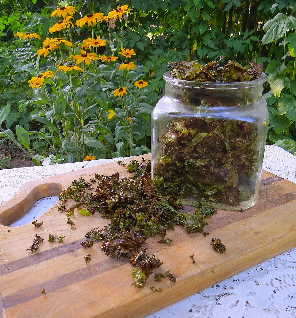 Food Preservation - Dehydrating Kale Chips!