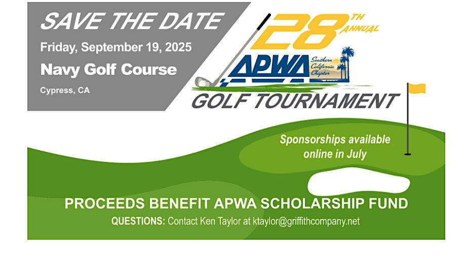 APWA Golf Tournament - 28th Annual