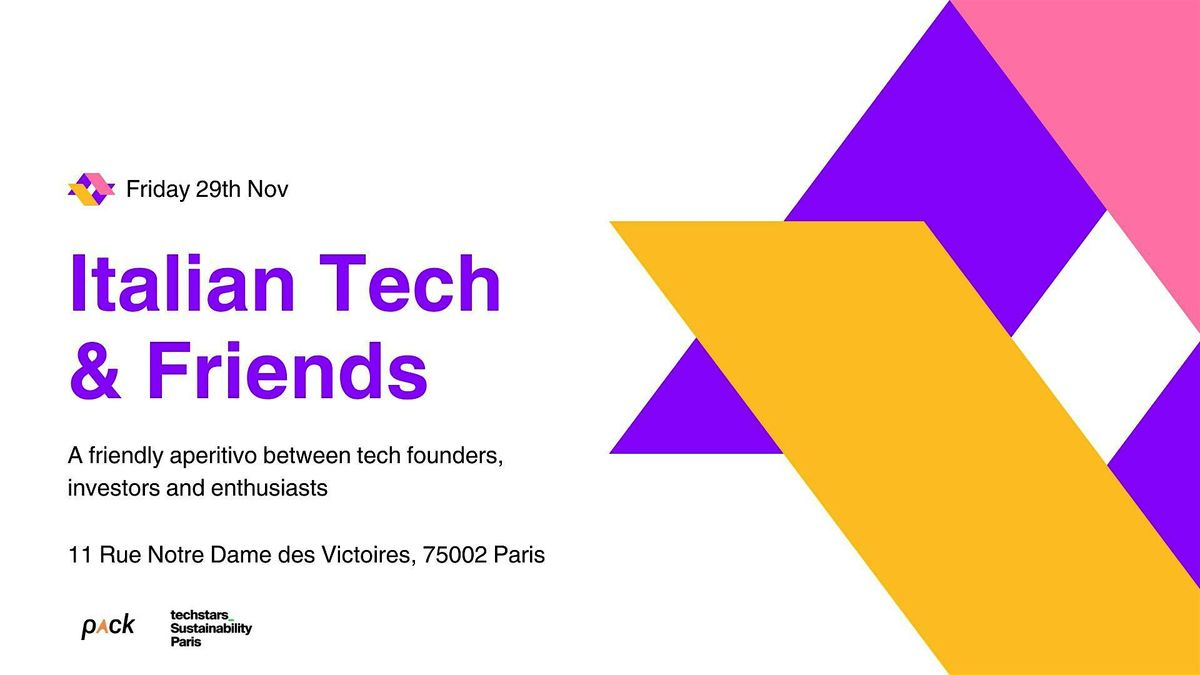 Italian Tech & Friends - Paris