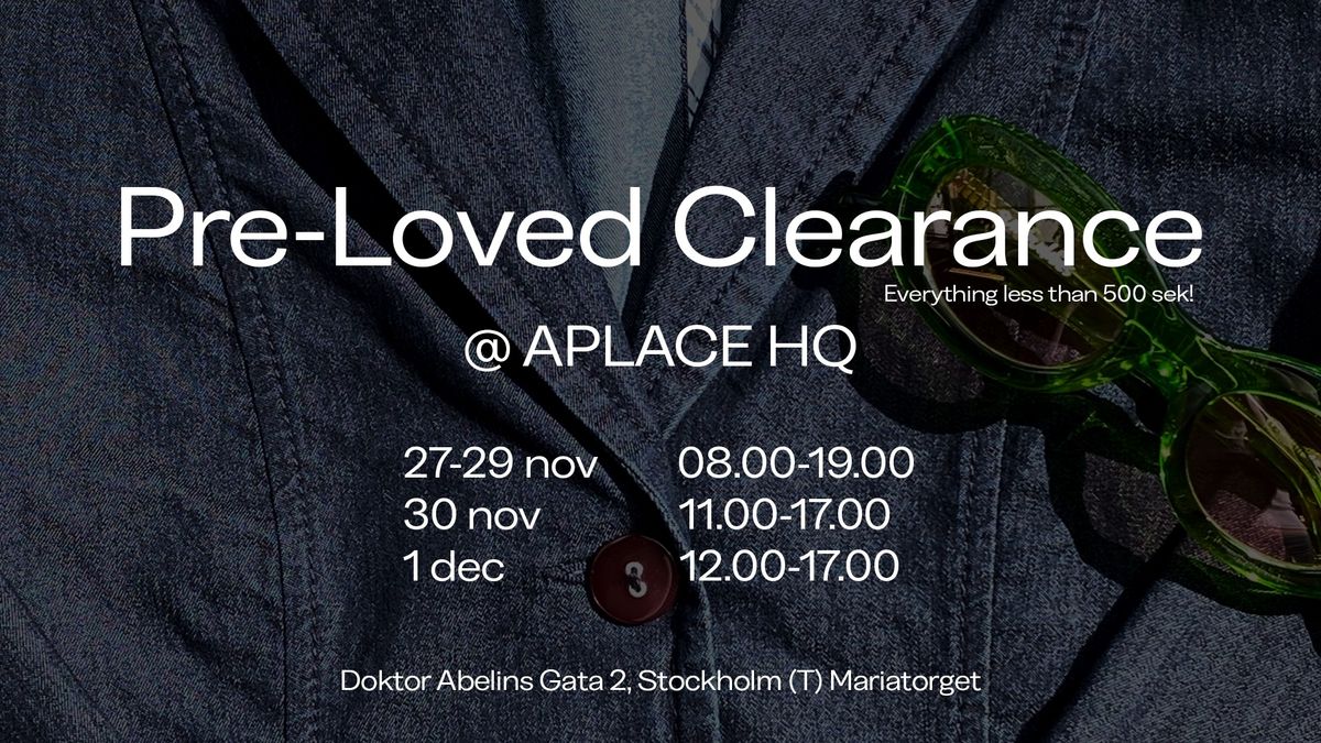 APLACE-Pre-Loved Clearance